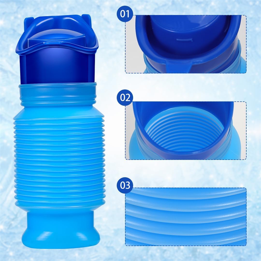 Adjustable Urinal Bottles, Pocket Toilet for Men Women