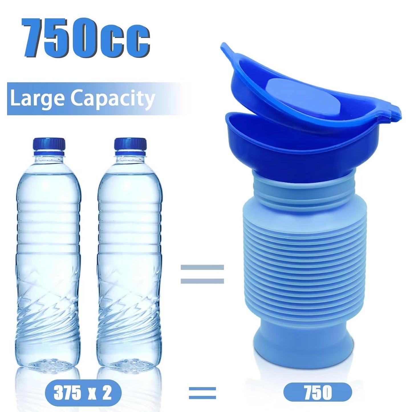 Adjustable Urinal Bottles, Pocket Toilet for Men Women