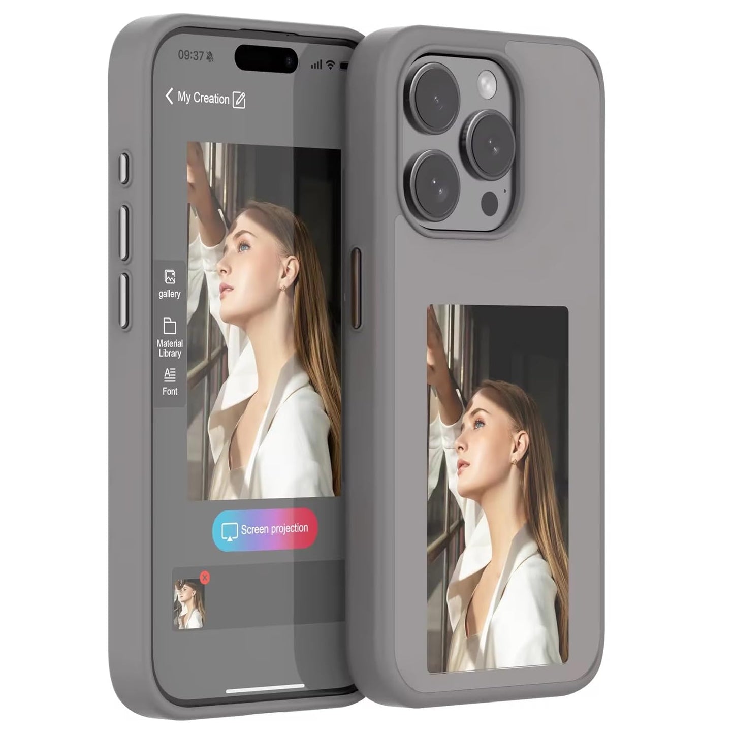 NFC E-Ink Display Phone Case