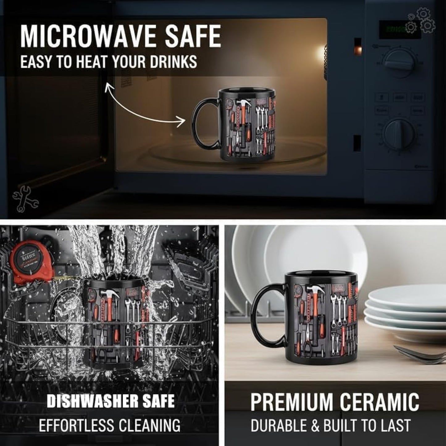 Mechanic Toolbox Set Pattern Funny Coffee Mug