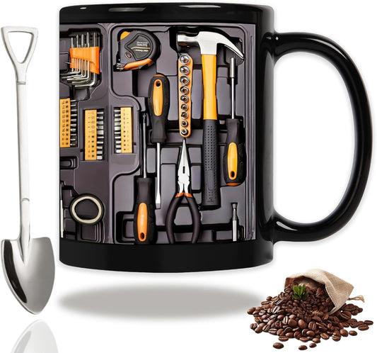 Mechanic Toolbox Set Pattern Funny Coffee Mug