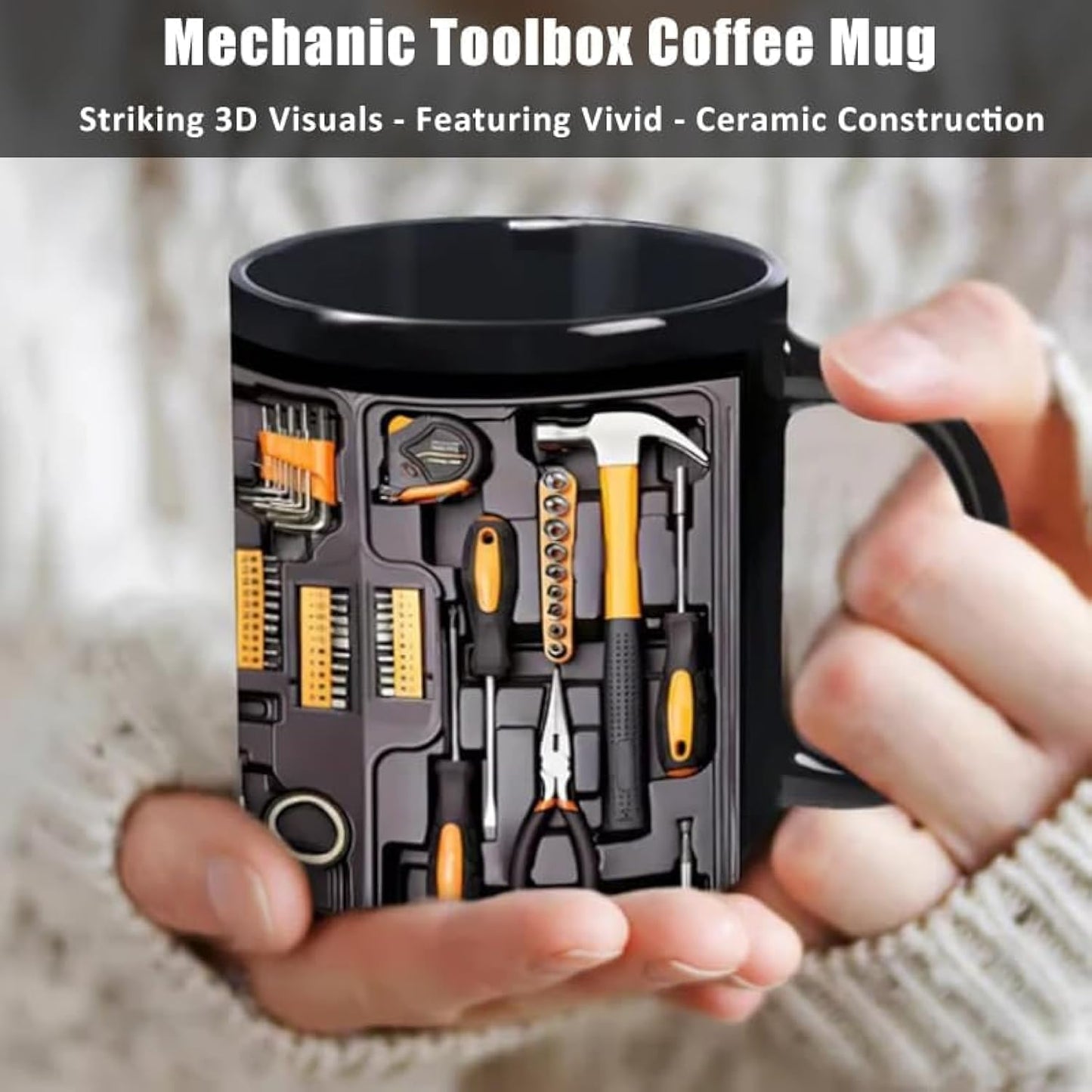Mechanic Toolbox Set Pattern Funny Coffee Mug