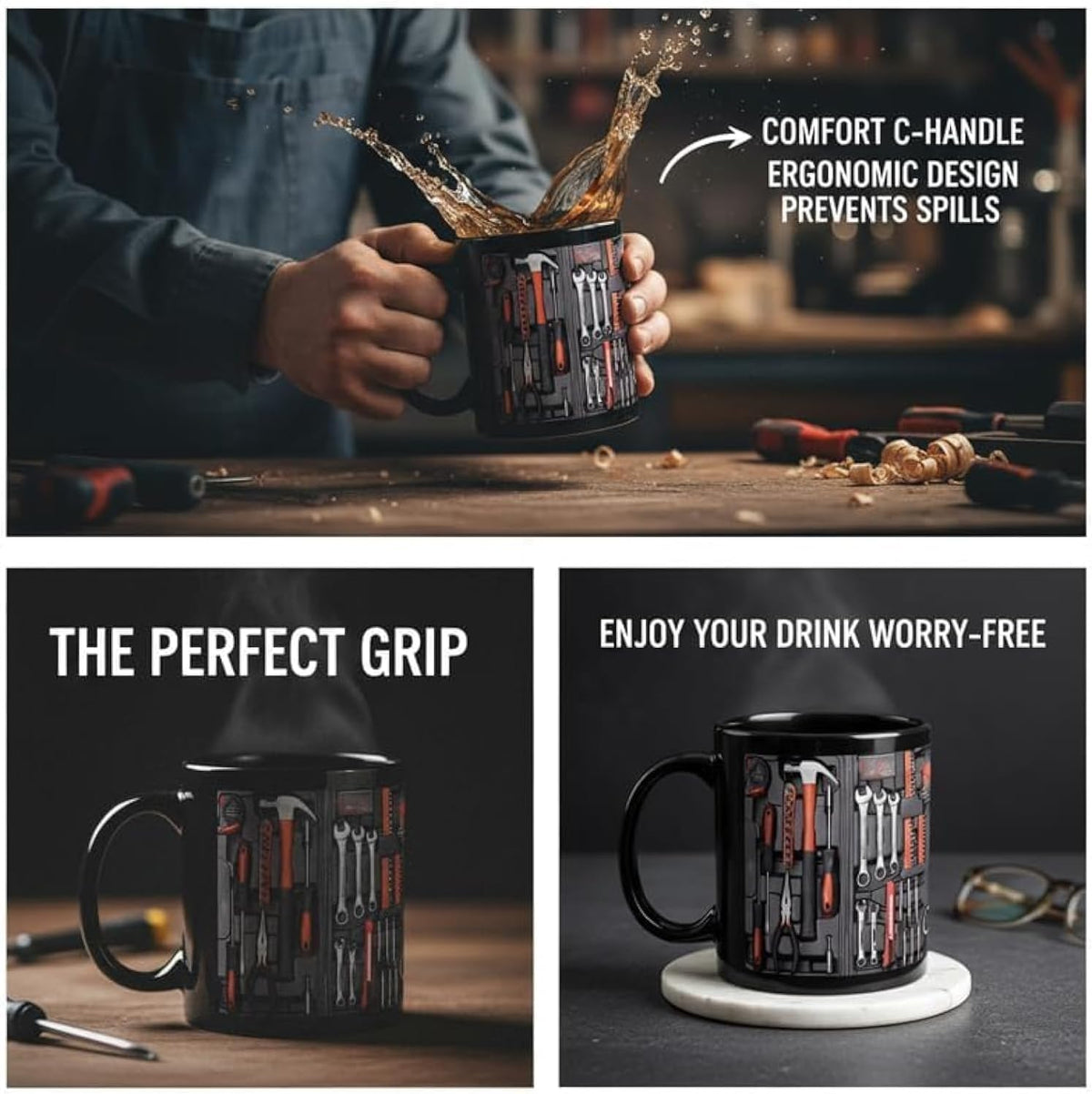 Mechanic Toolbox Set Pattern Funny Coffee Mug