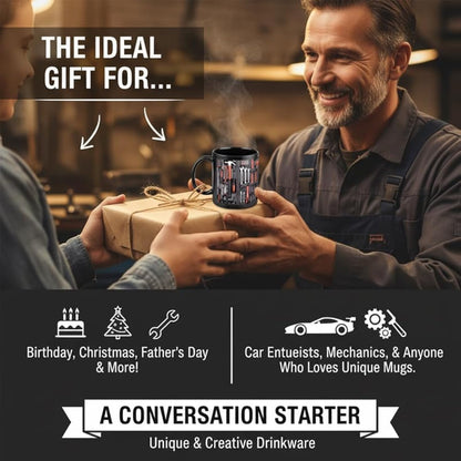 Mechanic Toolbox Set Pattern Funny Coffee Mug