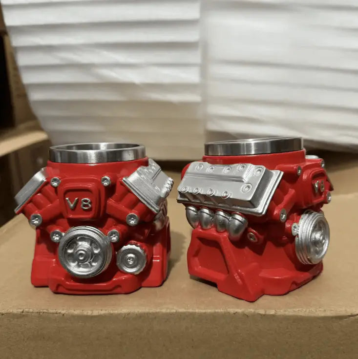 V8 Engine with Inner Liner Mug
