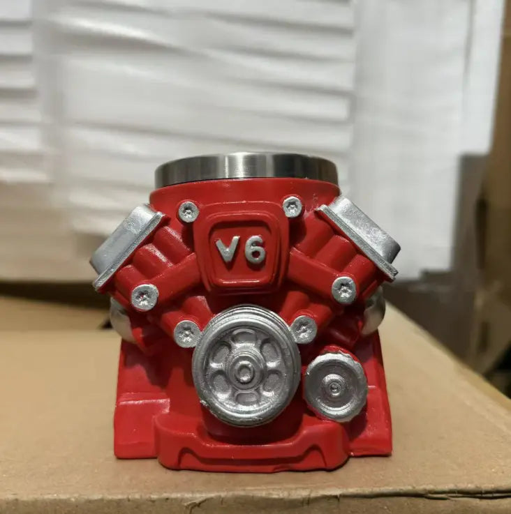 V8 Engine with Inner Liner Mug