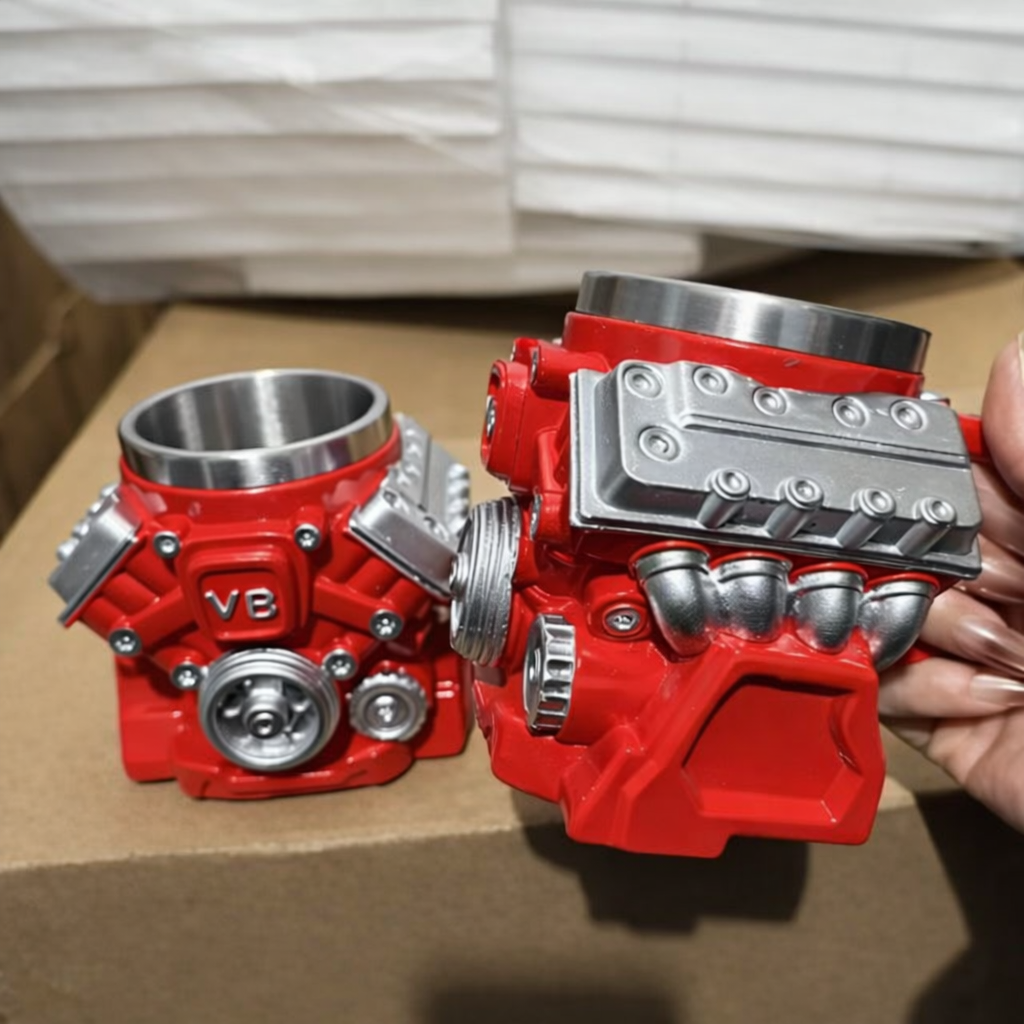 V8 Engine with Inner Liner Mug