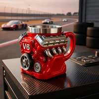 V8 Engine with Inner Liner Mug