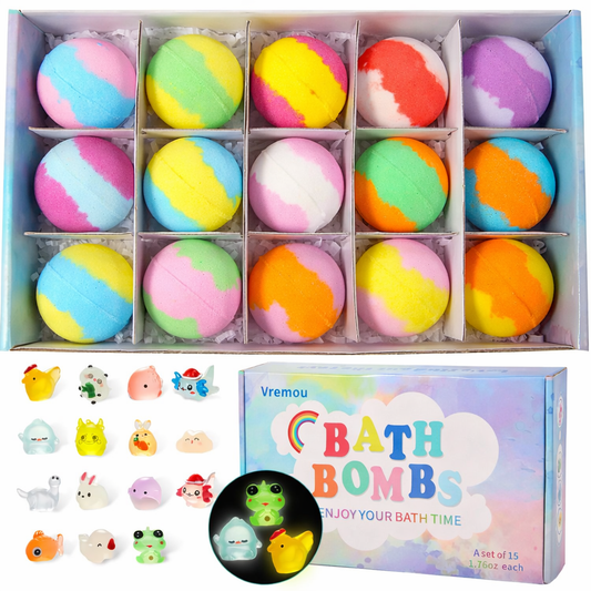Bath Bombs for Kids with Toys Inside