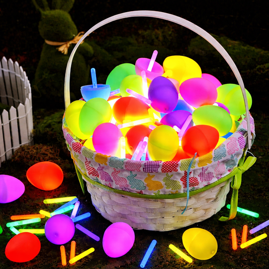 Premium Glow-in-the-Dark Easter Eggs – 35 Pcs Luminous Egg Set