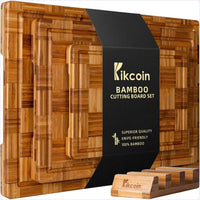 Bamboo Cutting Boards, (Set of 3)